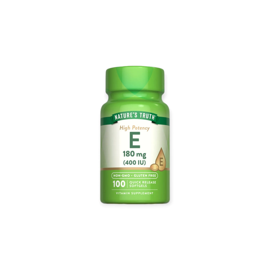 VITAMINA E 180MG 400 IU 100 SOFTGELS - NATURE'S TRUTH