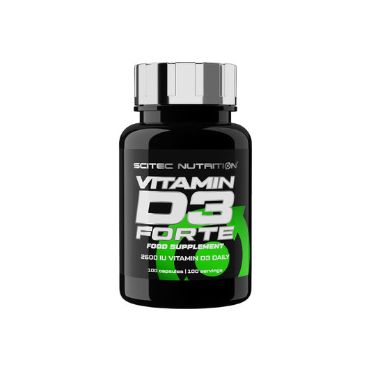 VITAMINA D3 FORTE (2.600 UI) 100 CÁPSULAS - SCITEC NUTRITION