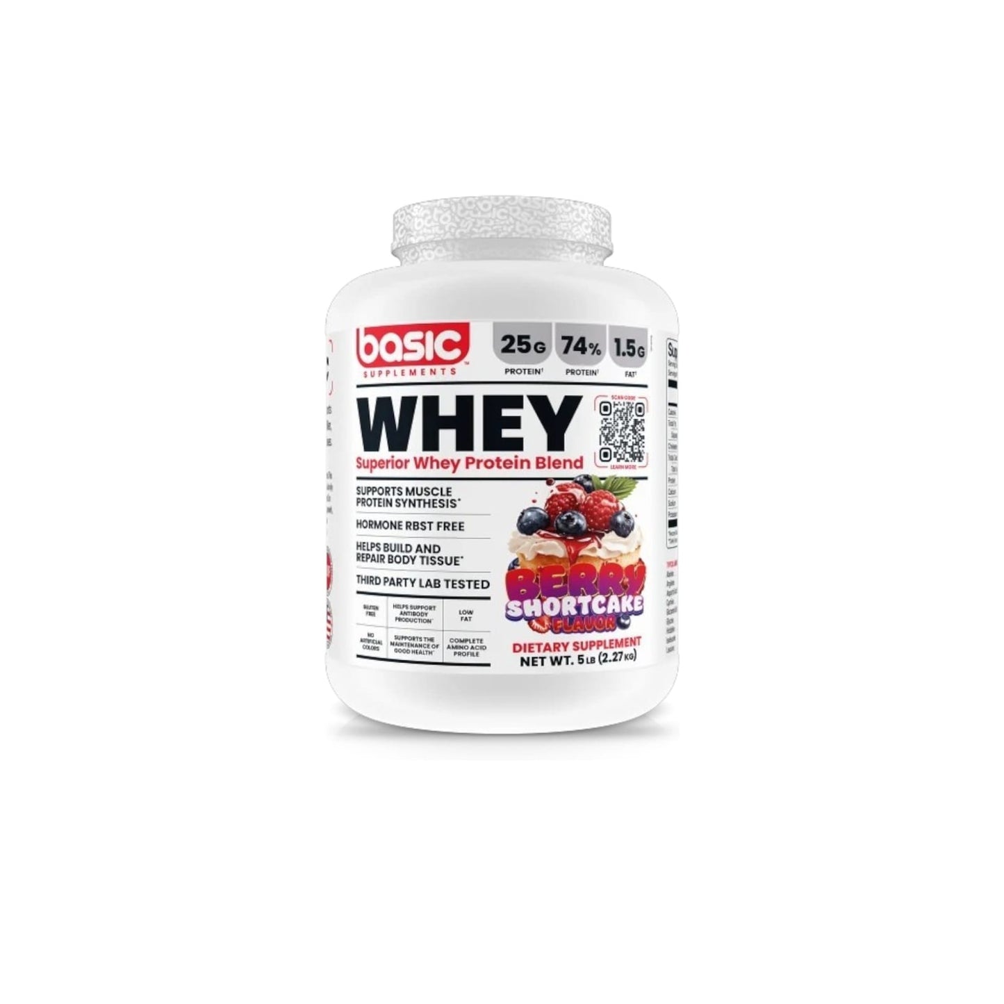 PROTEINA WHEY 5LBS 64 SERVICIOS - BASIC
