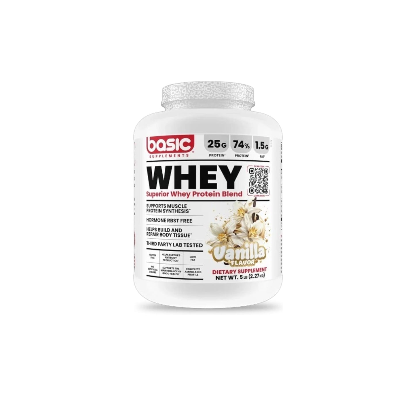 PROTEINA WHEY 5LBS 64 SERVICIOS - BASIC