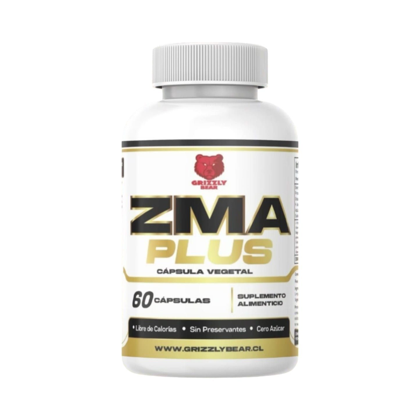 ZMA PLUS 60 CAPSULAS - GRIZZLY BEAR