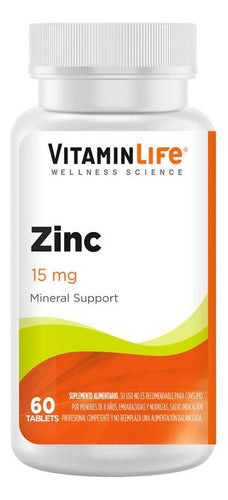 Zinc (60 Tabletas) Vitamin Life